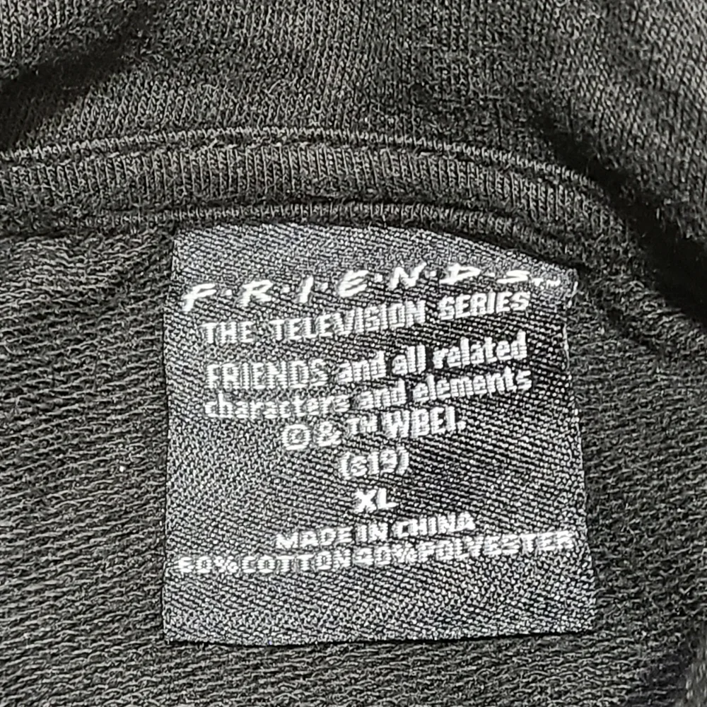 Friends TV show crop top hoodie size XL - Picture 4 of 7